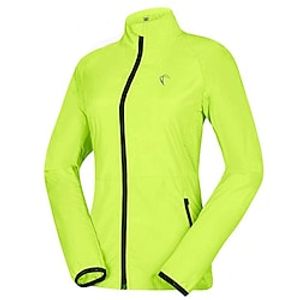 Women's Cycling Jacket Windbreaker Rain Jacket Winter High Visibility Reflective Waterproof Windproof Bike Jacket Top Mountain Bike MTB Road Bike Cycling City Bike Cycling Purple Yellow Orange Bike Lightinthebox