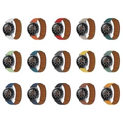 1 pcs Smart Watch Band for Samsung Galaxy Gear S2 Classic Watch 42mm Watch 3 41mm Watch Active 2 40mm  44mm, Watch Active 40mm Watch 3 45mm, Watch 46mm 20mm 22mm Silicone Smartwatch Strap Waterproof Lightinthebox