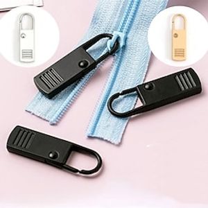Removable Zipper Slider Puller Instant Zipper Repair Kit Replacement for Broken Buckle Travel Bag Suitcase Zipper Head miniinthebox