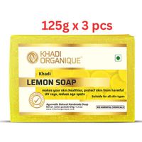 Khadi Organique Lemon Soap 125G (Pack Of 3)