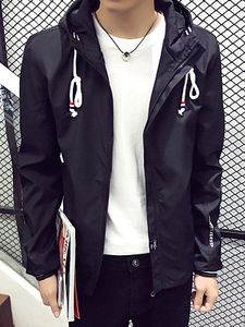 Hooded Pocket Printed Men Coat