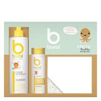 Barral BabyProtect Bath Cream + Shampoo + Bath Towel Set