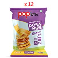 Popbite Dosa Chips Original Style 80 Gm Pack Of 12