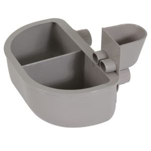 Petmate No Spill Kennel Bowl Double Diner 13Oz