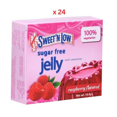 Sweet'N Low Raspberry Flavoured Sugar-Free Jelly 24X10.5G