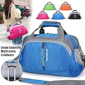 Men's Women's Handbag Crossbody Bag Shoulder Bag Gym Bag Duffle Bag Oxford Cloth Outdoor Daily Holiday Zipper Large Capacity Waterproof Lightweight Patchwork Black Yellow Pink miniinthebox