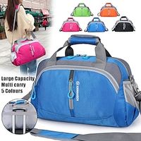 Men's Women's Handbag Crossbody Bag Shoulder Bag Gym Bag Duffle Bag Oxford Cloth Outdoor Daily Holiday Zipper Large Capacity Waterproof Lightweight Patchwork Black Yellow Pink miniinthebox - thumbnail
