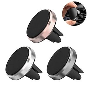2pcs Car Vent Phone Mount Round Magnetic Phone Holder Car Mount Magnet Smartphone Holder Lightinthebox