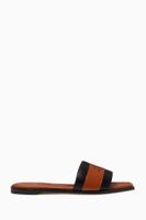 Signature Slides in Calf Leather Signature Slides in Calf Leather