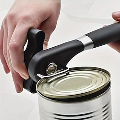 1pc Stainless Steel Can Opener - Easy Single-Handed Operation for Canning and Bottle Opening Lightinthebox