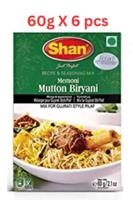 Shan Mutton Biryani Masala - 60 g x 6