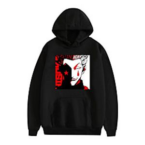 Inspired by Hunter X Hunter Hisoka Cosplay Anime Cartoon Polyster Print Harajuku Graphic Kawaii Hoodie For Women's  Men's Lightinthebox
