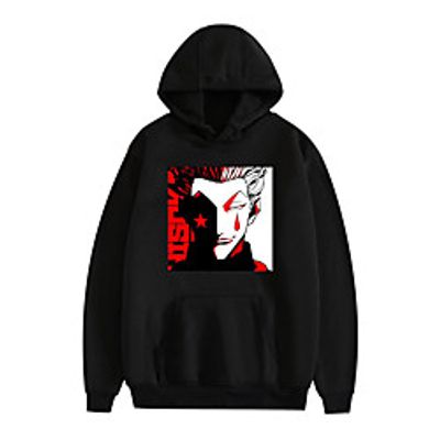Inspired by Hunter X Hunter Hisoka Cosplay Anime Cartoon Polyster Print Harajuku Graphic Kawaii Hoodie For Women's  Men's Lightinthebox