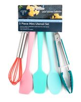 Core 5 Pieces Mini Silicone Utensils Set