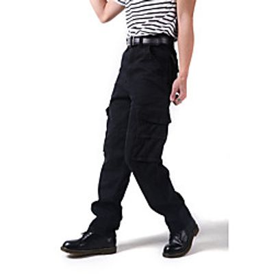 Men's Stylish Casual Pants Cargo Pants Classic Multiple Pockets Full Length Pants Casual Daily Solid Color Comfort Outdoor High Waist Black 30 32 34 36 38 miniinthebox Men's Stylish Casual Pants Cargo Pants Classic Multiple Pockets Full Length Pants Casual Daily Solid Color Comfort Outdoor High Waist Black 30 32 34 36 38 miniinthebox