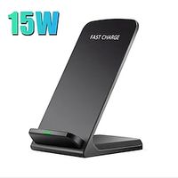 Fast Charger 15W Qi Wireless Charging Station for Iphone 13 12 11 Pro X Xs Xr 8 Samsung Galaxy S21 S20 Note20 S10 S9 Huawei Xiaomi Mobile Phone Charger Dock Stand Holder miniinthebox - thumbnail