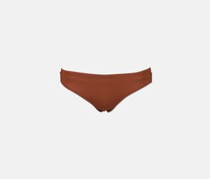 Womens Plain Basic Bottom  Brown
