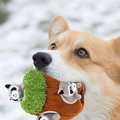 Pet Toy Hide and Seek Plush Dog Toy Dog Toys for Small Dogs Puppy Puzzle Toys Squeaky Dog Toys Halloween Toys for Dogs Large Dog Toys Dog Squirrel Toy Animal Medium Dog Lightinthebox