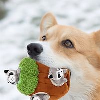Pet Toy Hide and Seek Plush Dog Toy Dog Toys for Small Dogs Puppy Puzzle Toys Squeaky Dog Toys Halloween Toys for Dogs Large Dog Toys Dog Squirrel Toy Animal Medium Dog Lightinthebox - thumbnail