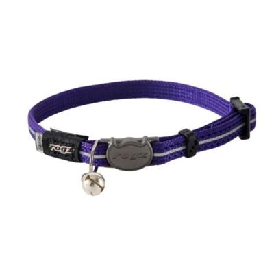 Rogz Alley Cat Reflective Cat Collar Small - Purple