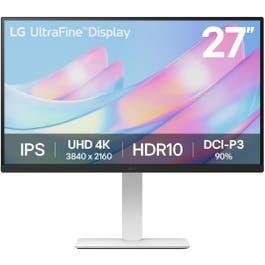 LG 27 inch 4K UHD 5ms 60Hz UltraFine IPS Monitor (LG-27US550-W)