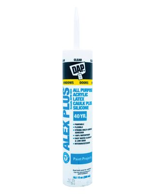 DAP 10.1 Ounce Alex Plus Clear Latex Caulk DAP 10.1 Ounce Alex Plus Clear Latex Caulk