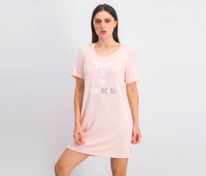 Womens Soft Knit Sleepshirt  Rose