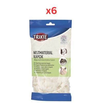 Trixie Nesting Material Kapok For Small Pets 100g (Pack Of 6)