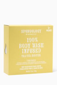 Tuberose Spongology Body Wash Infused Travel Buffer, 43g