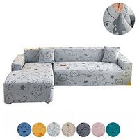 Small Bear Carving Sofa Cover Solid Color Furniture Protector Soft Stretch Couch Cover Super Strechable Cover Thick Fit Armchair/Loveseat/Three Seater/Four Seater/L Shaped Sofa miniinthebox - thumbnail