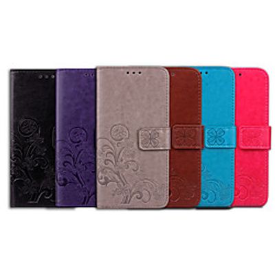 Case For Apple iPhone 6 / iPhone 6s Card Holder / Flip Full Body Cases Solid Colored / Mandala Soft PU Leather for iPhone 6s / iPhone 6 miniinthebox