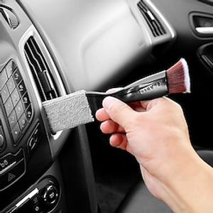 Effortlessly Clean Your Car's Interior with this Soft Brush Air Conditioner Cleaning Tool! miniinthebox