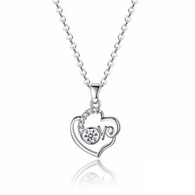 Women's necklace Chic  Modern Street Heart Necklaces  Gold  Silver  Fall  Winter  Spring Lightinthebox
