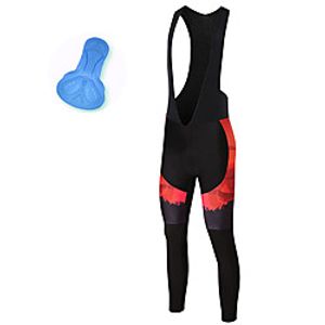 21Grams Men's Cycling Bib Tights Spandex Bike Bib Tights Quick Dry Moisture Wicking Sports Black  Red Mountain Bike MTB Road Bike Cycling Clothing Apparel Bike Wear  Athleisure Lightinthebox