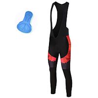 21Grams Men's Cycling Bib Tights Spandex Bike Bib Tights Quick Dry Moisture Wicking Sports Black  Red Mountain Bike MTB Road Bike Cycling Clothing Apparel Bike Wear  Athleisure Lightinthebox - thumbnail