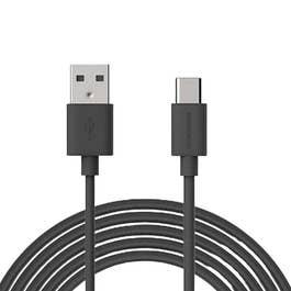 Riversong RS-BETA20-CT115-BK 2m Type-C Charging Cable, Black