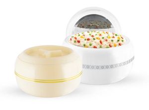 Royalford 3000ml Zoria Insulated Casserole-(Ivory & gold/ White & silver)(RF11031)
