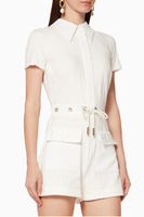 Logo-Print Terry Jumpsuit - thumbnail