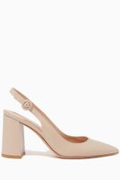 Amee 85 Leather Slingback Pumps Amee 85 Leather Slingback Pumps