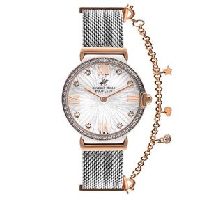 Beverly Hills Polo Club Women's Analog Silver Dial Watch - BP3363C.530