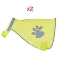 Trixie Safety Vest For Dogs Yellow - Large (Pack of 2)