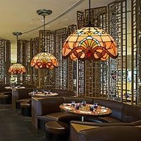 Chandelier Tiffany Style Chandelier lamp bar Pendant lamp Creative Baroque Deck barSuspension Lamp Lightinthebox - thumbnail