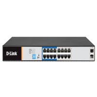 Switch Dlink 16 Port Gigabit Poe Managed, DGS-F1210-18PS-E, Black