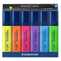 Staedtler Textsurfer Highlters - Assorted Colours (Pack Of 6) - thumbnail