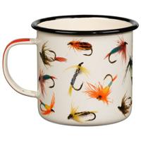 Gentlemen's Hardware Enamel Mug - Fly Fishing 17 fl.oz / 500 ml - thumbnail