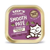 Lily'S Kitchen Chicken Cod & Shrimps Pate Mature Cat Wet Food Box 19X85G