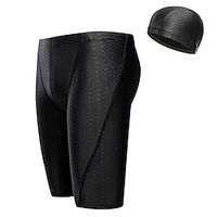 Quick Dry Swim Jammers for Men, Shark Grain Men Swim Trunks Swimsuit Bathing Suits miniinthebox - thumbnail