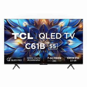 TCL 55 Inch 4K QLED Google Smart LED TV - 55C61B