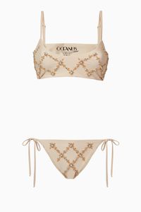 Mary Beth Bikini Set in Sustainable Lycra & Swarovski Crystals
