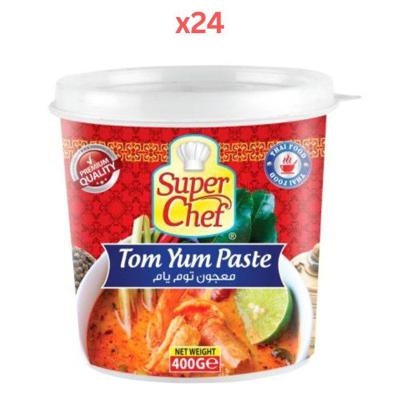 Super Chef Tom Yum Paste 400Gm (Pack Of 24)